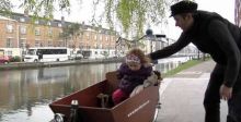 delivery bicycle - dads and princesses on bear's delivery bicycle.mov